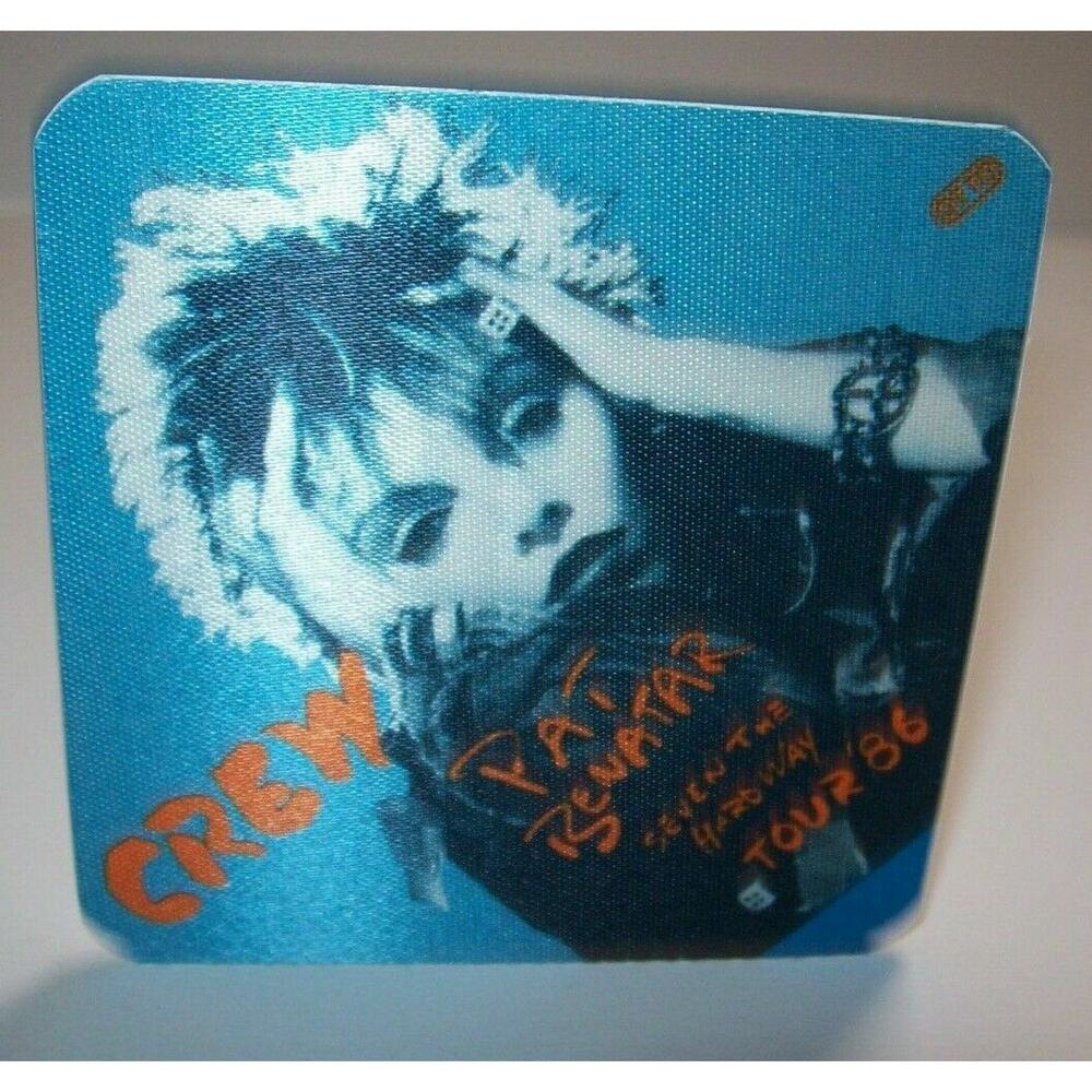 Pat Benatar Backstage Pass Seven The Hard Way Original 1986 Rock Music Gift Sexy